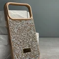 İphone 17  Pro İle Uyumlu İnce Parlak Taşlı Premium Sw Telefon Kılıfı