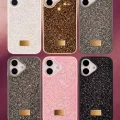 İphone 17 İle Uyumlu İnce Parlak Taşlı Premium Sw Telefon Kılıfı
