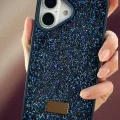 İphone 17 İle Uyumlu İnce Parlak Taşlı Premium Sw Telefon Kılıfı