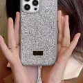 İphone 16 Pro  İle Uyumlu İnce Parlak Taşlı Premium Sw Telefon Kılıfı