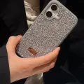 İphone 16 İle Uyumlu İnce Parlak Taşlı Premium Sw Telefon Kılıfı