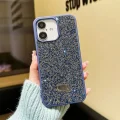 İphone 12 İle Uyumlu İnce Parlak Taşlı Premium Sw Telefon Kılıfı
