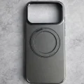 İphone 17 Pro ile Uyumlu Stant Olabilen Magsafe Özellikli Titan Telefon Kılıfı