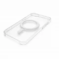 İphone 16E ile Uyumlu Magsafe Özellikli Kristal Netlik Sararmaz PC Clear Case