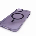 İphone 14 Pro Hybrid Magsafe Sert Mor Telefon Kılıfı