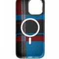İphone 14 Pro Max ile Uyumlu Magsafe Özellikli Karışık Desenli Renkli Carbon Premium Kılıf