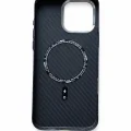 İphone 15 Pro Max ile Uyumlu Magsafe Özellikli Karışık Desenli Renkli Carbon Premium Kılıf