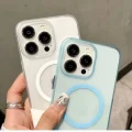 İPHONE 14 İLE UYUMLU 2 PARÇALI MAGSAFE ÖZELLİKLİ SOFT RENKLİ KONTRAST TELEFON KILIFI
