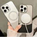 İPHONE 14 İLE UYUMLU 2 PARÇALI MAGSAFE ÖZELLİKLİ SOFT RENKLİ KONTRAST TELEFON KILIFI