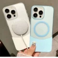 İPHONE 14 İLE UYUMLU 2 PARÇALI MAGSAFE ÖZELLİKLİ SOFT RENKLİ KONTRAST TELEFON KILIFI