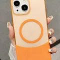 İPHONE 14 İLE UYUMLU 2 PARÇALI MAGSAFE ÖZELLİKLİ SOFT RENKLİ KONTRAST TELEFON KILIFI