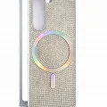 Samsung Z Fold 6 Kılıf Diamont MagSafe Hologramlı Telefon Kılıfı