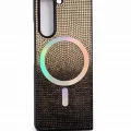 Samsung Z Fold 5 Kılıf Diamont MagSafe Hologramlı Telefon Kılıfı