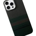 İphone 15 Pro Max ile Uyumlu Magsafe Özellikli Knt Kevlar Telefon Kılıfı
