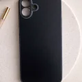 İphone 16 PLUS ile Uyumlu Mat Elektro Cam Telefon Kılıfı