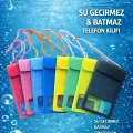 Tüm Telefon Modelleri ile Uyumlu Kilitli Su Geçirmez Batmaz Telefon Kılıfı