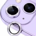 İphone 14/14 Plus ile Uyumlu Taşlı Renkli Lens Koruma