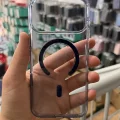İphone 17 Pro Max ile Uyumlu Magsafe Özellikli Hybrid Animasyonlu Altı Kapalı Akıllı Tuşlu Sararmaz Kılıf