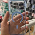 İphone 17 Pro ile Uyumlu Magsafe Özellikli Hybrid Animasyonlu Altı Kapalı Akıllı Tuşlu Sararmaz Kılıf