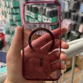 İphone 17 Pro ile Uyumlu Magsafe Özellikli Hybrid Animasyonlu Altı Kapalı Akıllı Tuşlu Sararmaz Kılıf
