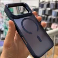 iPhone 18 Pro Max Aras Standlı Mat Buzlu Magsafe Kılıf