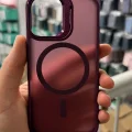 iPhone 17 Aras Standlı Mat Buzlu Magsafe Kılıf