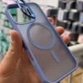iPhone 16 Aras Standlı Mat Buzlu Magsafe Kılıf