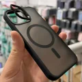 iPhone 15 Aras Standlı Mat Buzlu Magsafe Kılıf