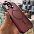 iPhone 15 Aras Standlı Mat Buzlu Magsafe Kılıf