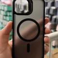 iPhone 13 Aras Standlı Mat Buzlu Magsafe Kılıf