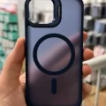 iPhone 13 Aras Standlı Mat Buzlu Magsafe Kılıf
