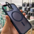 iPhone 13 Aras Standlı Mat Buzlu Magsafe Kılıf