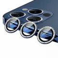 İphone 12 Pro Max Taşlı Kamera Lens Koruyucu Çerçeveli Koruyucu