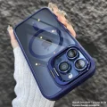 iPhone 13 Uyumlu Kılıf Klon Stantlı + Lens Korumalı MagSafe Telefon Kılıfı