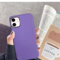 İphone 14 Dik Kenarlı Deri Görünümlü Atlas Telefon Kılıfı