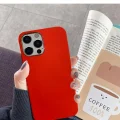 İphone 14 Dik Kenarlı Deri Görünümlü Atlas Telefon Kılıfı