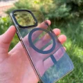 İphone 14 Hybrid Magsafe Animasyonlu Sararmaz Kılıf