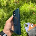 İphone 14 Magsafe Leather Stantlı Telefon Kılıfı
