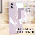 İphone 14 Parlak Cam-Kamera Korumalı Telefon Kılıfı&Kılıf