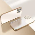 İphone 14 Plus Lazer Kamera Lens Korumalı Plating Telefon Kılıf&Telefon Kılıfı