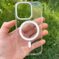 İphone 14 Pro Hybrid Magsafe Animasyonlu Sararmaz Kılıf