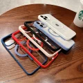 İphone 14 Pro Magsafe Uyumlu Mat Çerçeveli Telefon Kılıfı