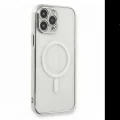 İphone 14 Pro Magsafe Uyumlu Parlak Lazer Telefon Kılıfı