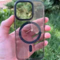 İphone 14 Pro Max Hybrid Magsafe Animasyonlu Sararmaz Kılıf