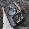 iPhone 15 Uyumlu Kılıf Klon Stantlı + Lens Korumalı MagSafe Telefon Kılıfı