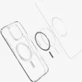 iPhone 16 Pro Kılıf Crystal MagSafe Özellikli Şeffaf