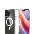 iPhone 16 Pro Max Kılıf Crystal MagSafe Özellikli Şeffaf