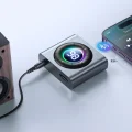 Joyroom JR-CB2 Wireless Transmitter 2si 1 Arada Kablosuz Verici/Alıcı-Koyu Grı