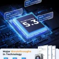 Joyroom JR-CB2 Wireless Transmitter 2si 1 Arada Kablosuz Verici/Alıcı-Koyu Grı