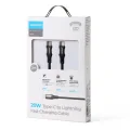 Joyroom S-2024N1 PD Hızlı Şarj ve Data Kablosu Type-C to Lightning 20W 2M